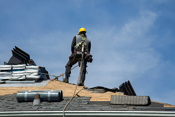 Professional Storm Damage Roof Repair technician working in Kitty Hawk, NC